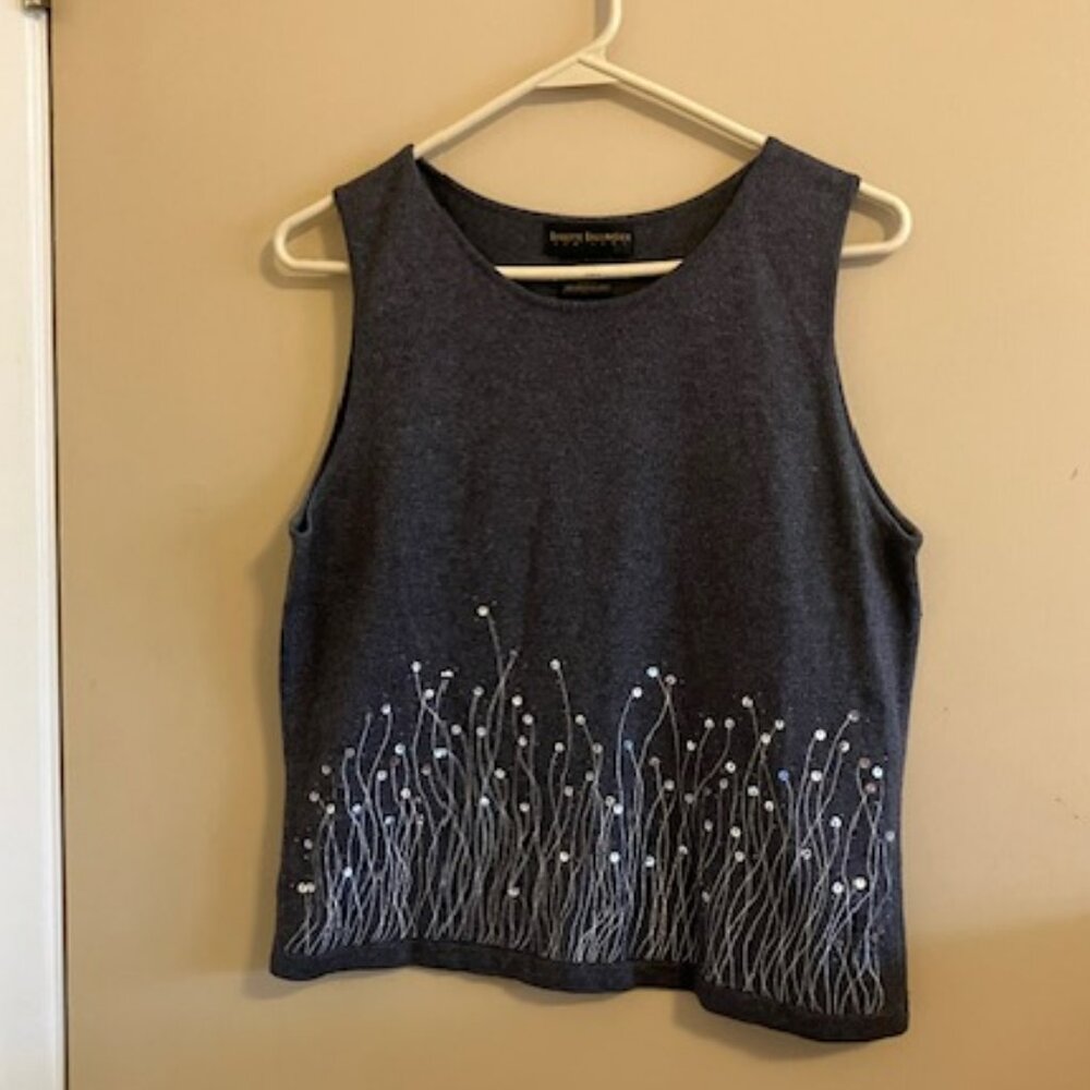 Silk and Cashmere Sequin Top